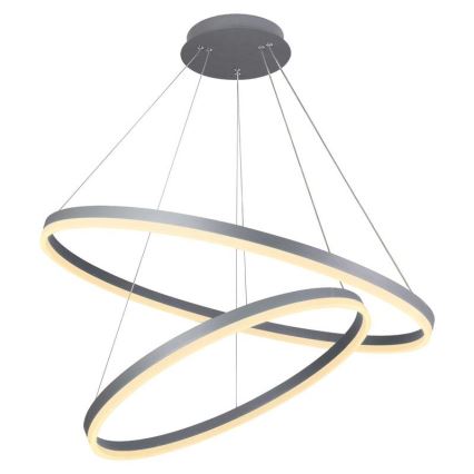 LED Prigušivi luster na sajli LED/100W/230V 3000-6500K pr. 80 cm + Daljinski upravljač
