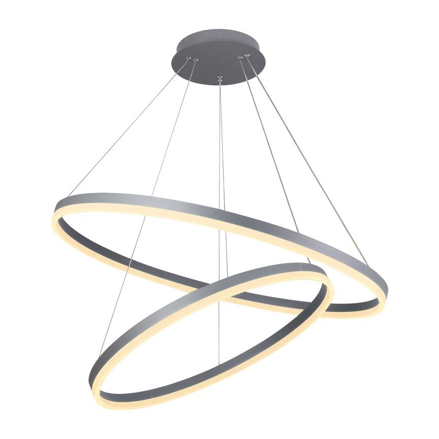 LED Prigušivi luster na sajli LED/100W/230V 3000-6500K pr. 80 cm + Daljinski upravljač