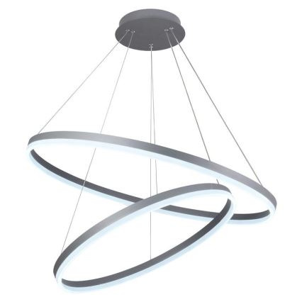 LED Prigušivi luster na sajli LED/100W/230V 3000-6500K pr. 80 cm + Daljinski upravljač