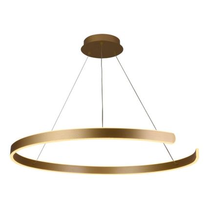 LED Prigušivi luster na sajli LED/100W/230V 3000-6500K pr. 80 cm + Daljinski upravljač