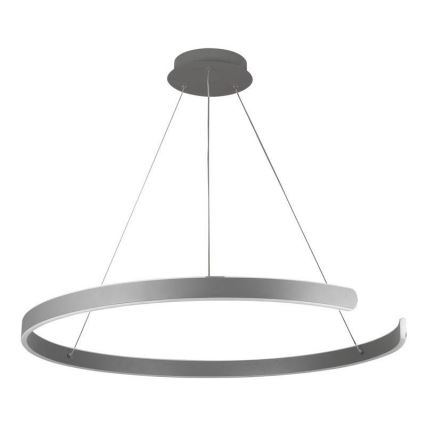 LED Prigušivi luster na sajli LED/100W/230V 3000-6500K pr. 80 cm + Daljinski upravljač