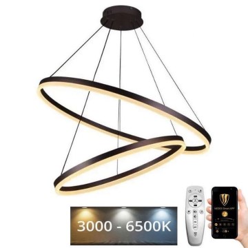 LED Prigušivi luster na sajli LED/100W/230V 3000-6500K + Daljinski upravljač