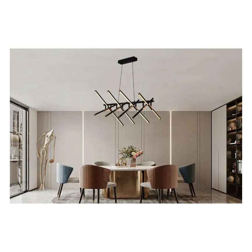 LED Prigušivi luster na sajli LED/100W/230V 3000-6500K + Daljinski upravljač