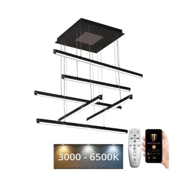 LED Prigušivi luster na sajli LED/100W/230V 3000-6500K + Daljinski upravljač