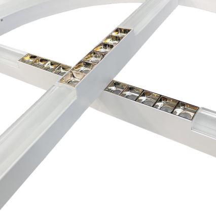 LED Prigušivi luster na sajli LED/100W/230V 3000-6500K + Daljinski upravljač