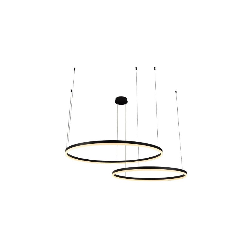 LED Prigušivi luster na sajli LED/100W/230V 3000-6500K pr. 80 cm + Daljinski upravljač