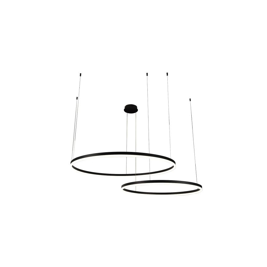 LED Prigušivi luster na sajli LED/100W/230V 3000-6500K pr. 80 cm + Daljinski upravljač