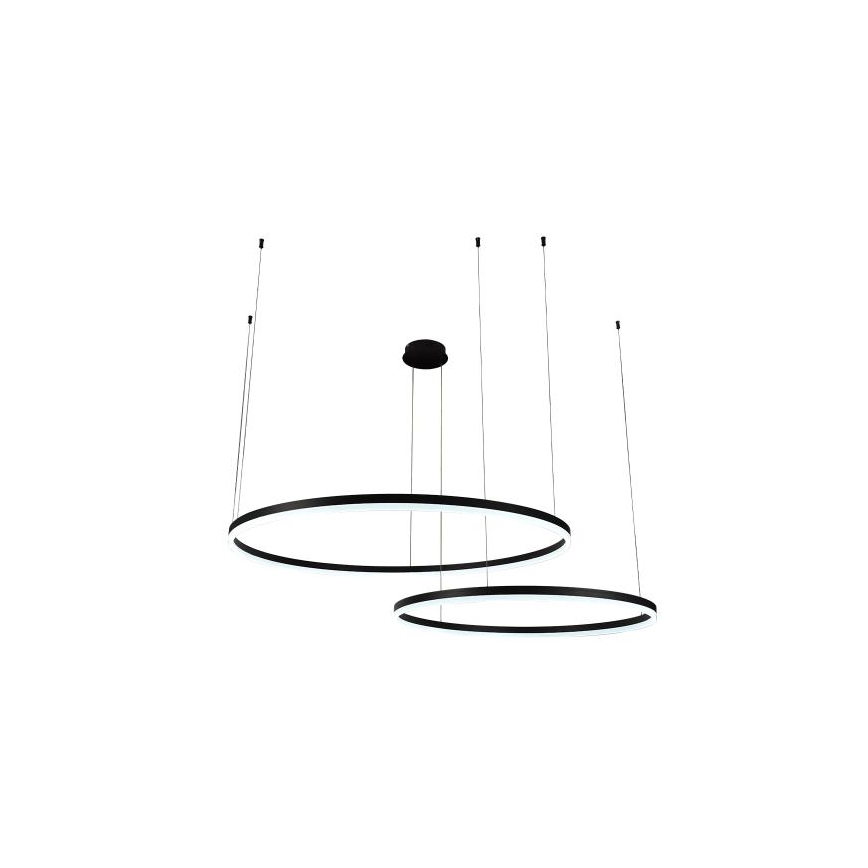 LED Prigušivi luster na sajli LED/100W/230V 3000-6500K pr. 80 cm + Daljinski upravljač