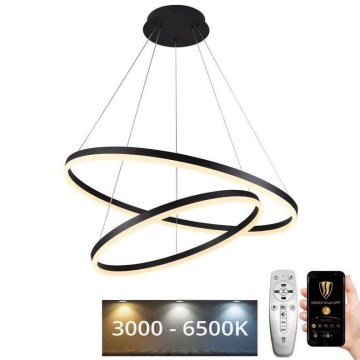 LED Prigušivi luster na sajli LED/100W/230V 3000-6500K pr. 80 cm + Daljinski upravljač