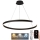 LED Prigušivi luster na sajli LED/100W/230V 3000-6500K pr. 80 cm + Daljinski upravljač
