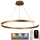 LED Prigušivi luster na sajli LED/100W/230V 3000-6500K pr. 80 cm + Daljinski upravljač