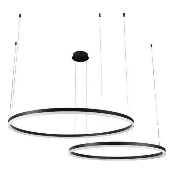 LED Prigušivi luster na sajli LED/100W/230V 3000-6500K pr. 80 cm + Daljinski upravljač