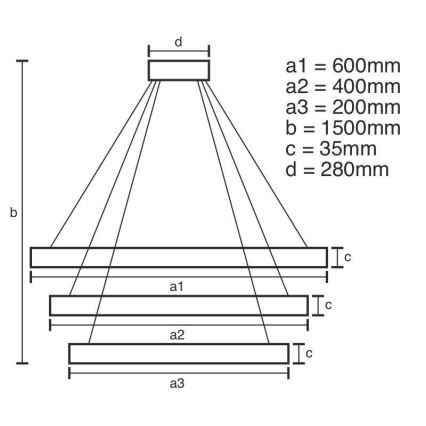 LED Prigušivi kristalni luster na sajli LED/100W/230V 3000-6500K srebrno + Daljinski upravljač