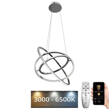 LED Prigušivi luster na sajli LED/105W/230V 3000-6500K + Daljinski upravljač