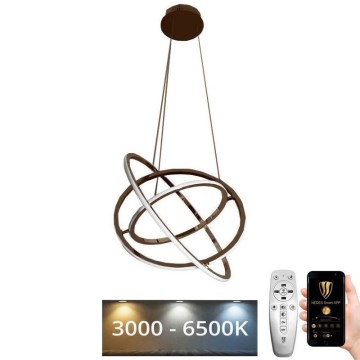 LED Prigušivi luster na sajli LED/105W/230V 3000-6500K + Daljinski upravljač