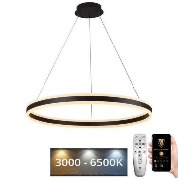 LED Prigušivi luster na sajli LED/110W/230V 3000-6500K pr. 80 cm + Daljinski upravljač