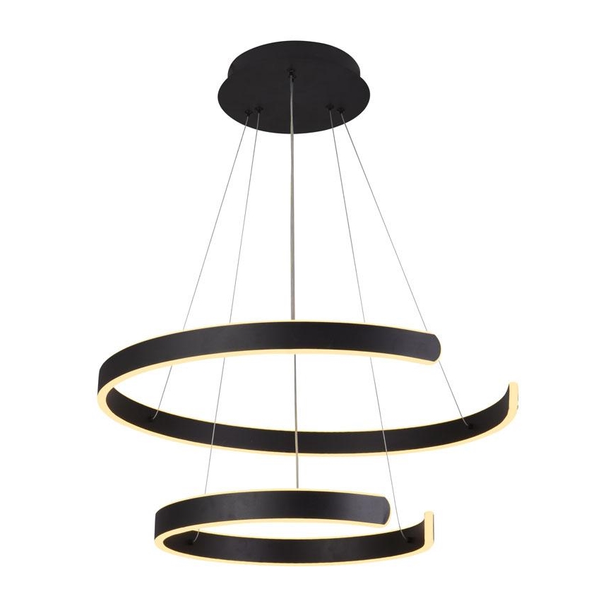 LED Prigušivi luster na sajli LED/120W/230V 3000-6500K pr. 60 cm + Daljinski upravljač