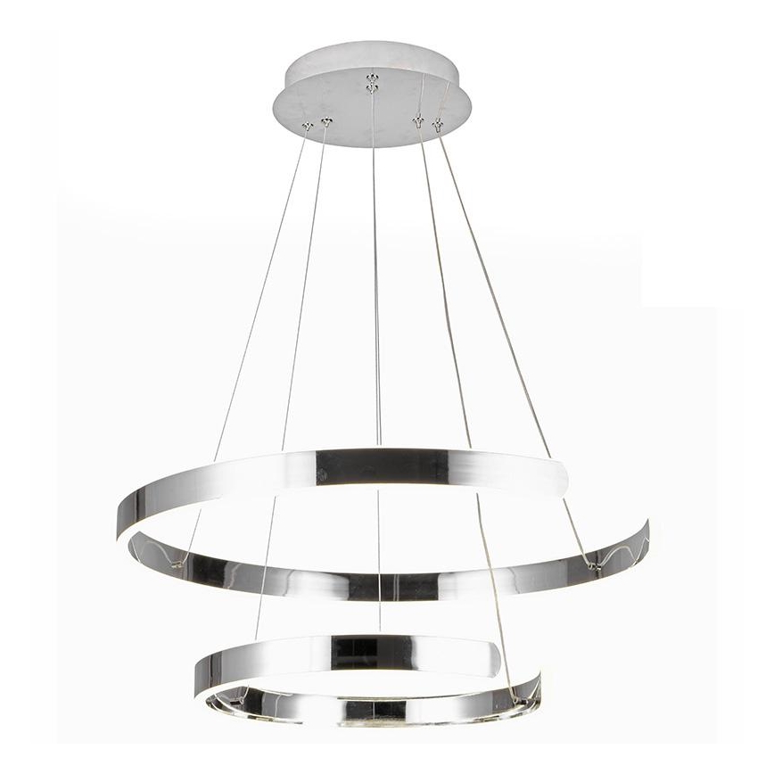 LED Prigušivi luster na sajli LED/120W/230V 3000-6500K pr. 60 cm + Daljinski upravljač