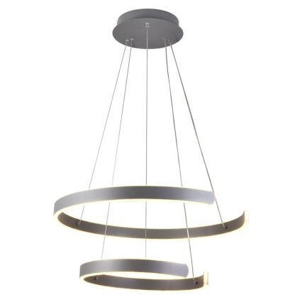 LED Prigušivi luster na sajli LED/120W/230V 3000-6500K pr. 60 cm + Daljinski upravljač