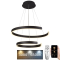 LED Prigušivi luster na sajli LED/120W/230V 3000-6500K pr. 60 cm + Daljinski upravljač