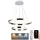 LED Prigušivi luster na sajli LED/120W/230V 3000-6500K pr. 60 cm + Daljinski upravljač