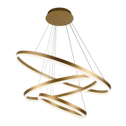 LED Prigušivi luster na sajli LED/125W/230V 3000-6500K pr. 80 cm + Daljinski upravljač