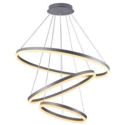 LED Prigušivi luster na sajli LED/125W/230V 3000-6500K pr. 80 cm + Daljinski upravljač