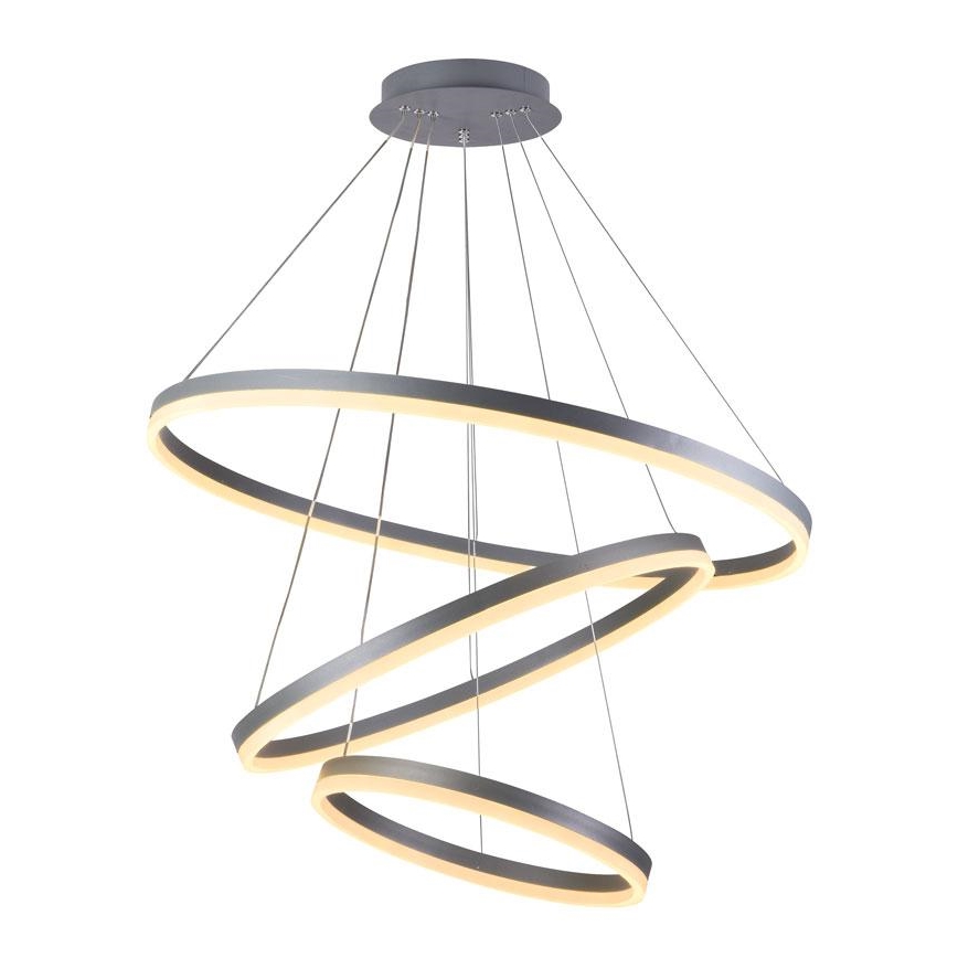 LED Prigušivi luster na sajli LED/125W/230V 3000-6500K pr. 80 cm + Daljinski upravljač