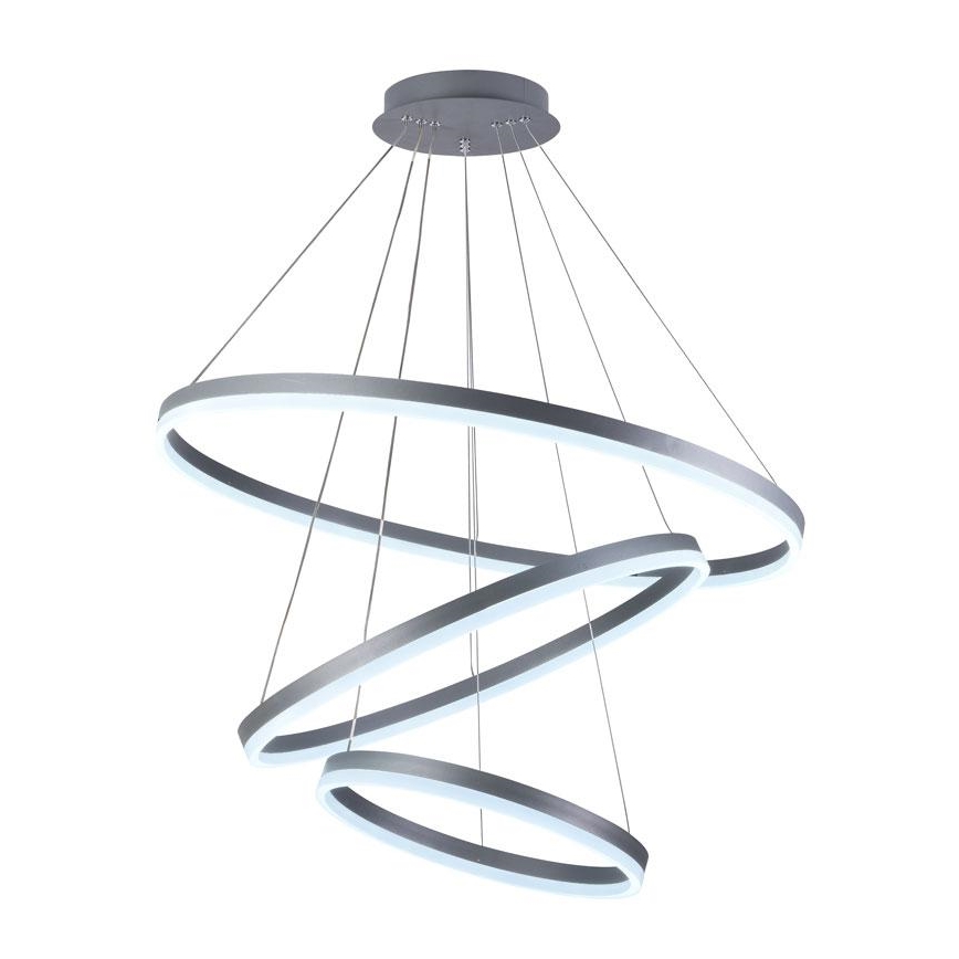 LED Prigušivi luster na sajli LED/125W/230V 3000-6500K pr. 80 cm + Daljinski upravljač