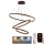 LED Prigušivi luster na sajli LED/125W/230V 3000-6500K + Daljinski upravljač