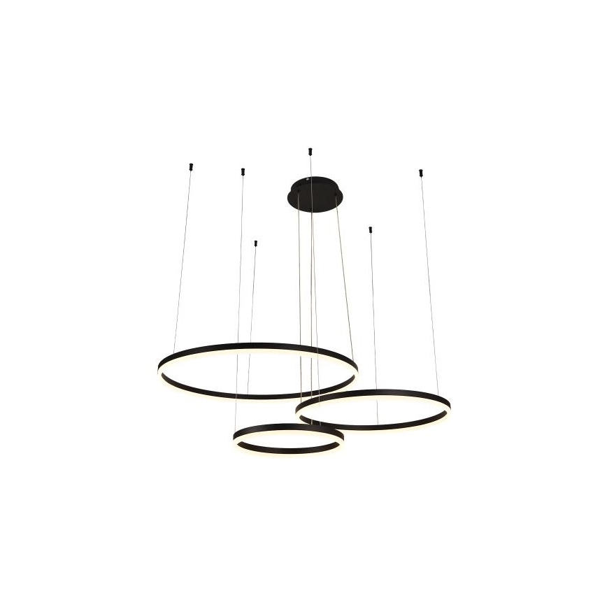 LED Prigušivi luster na sajli LED/125W/230V 3000-6500K pr. 80 cm + Daljinski upravljač