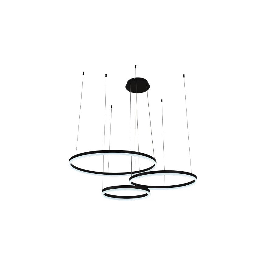 LED Prigušivi luster na sajli LED/125W/230V 3000-6500K pr. 80 cm + Daljinski upravljač