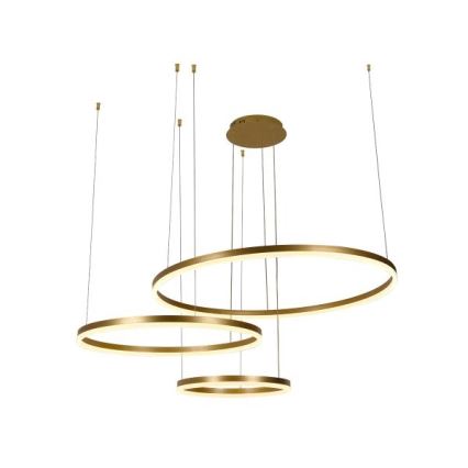 LED Prigušivi luster na sajli LED/125W/230V 3000-6500K pr. 80 cm + Daljinski upravljač