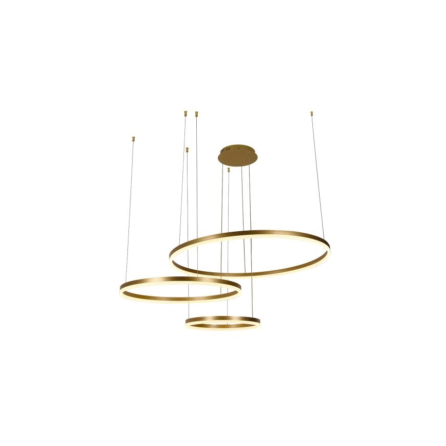 LED Prigušivi luster na sajli LED/125W/230V 3000-6500K pr. 80 cm + Daljinski upravljač