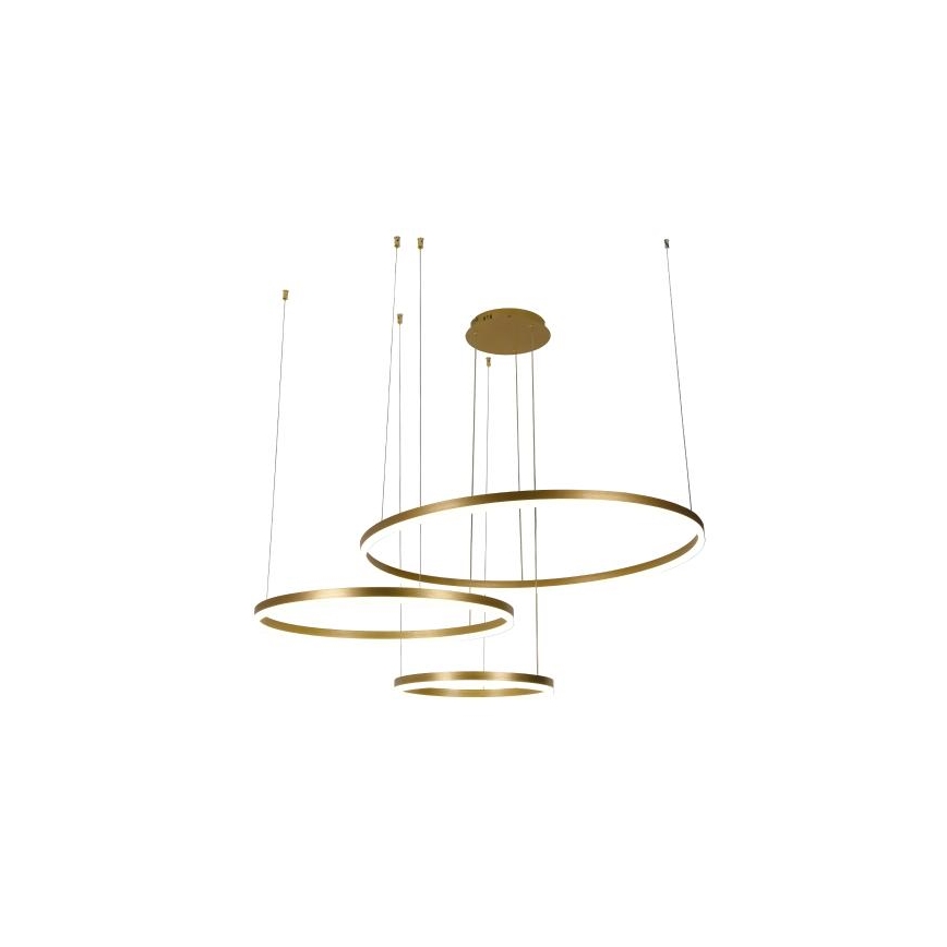 LED Prigušivi luster na sajli LED/125W/230V 3000-6500K pr. 80 cm + Daljinski upravljač