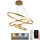 LED Prigušivi luster na sajli LED/125W/230V 3000-6500K pr. 80 cm + Daljinski upravljač