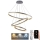 LED Prigušivi luster na sajli LED/125W/230V 3000-6500K pr. 80 cm + Daljinski upravljač