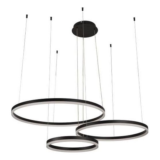 LED Prigušivi luster na sajli LED/125W/230V 3000-6500K pr. 80 cm + Daljinski upravljač