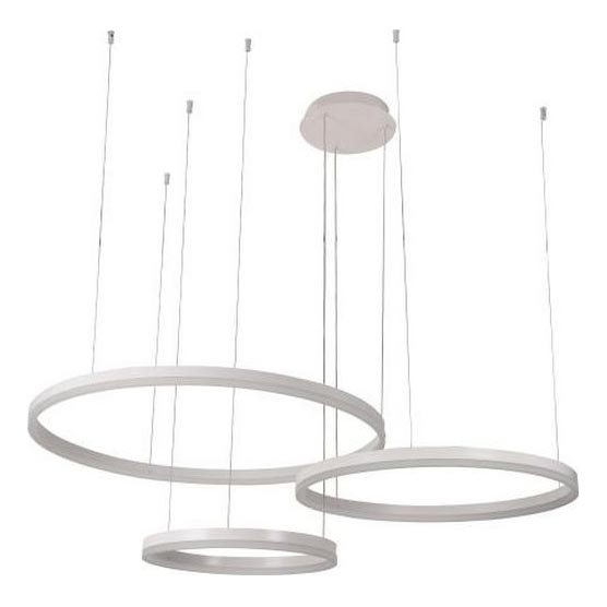 LED Prigušivi luster na sajli LED/125W/230V 3000-6500K pr. 80 cm + Daljinski upravljač