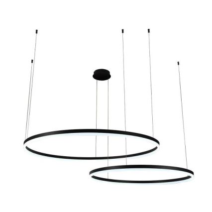 LED Prigušivi luster na sajli LED/128W/230V 3000-6500K pr. 100 cm + Daljinski upravljač