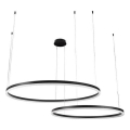 LED Prigušivi luster na sajli LED/128W/230V 3000-6500K pr. 100 cm + Daljinski upravljač