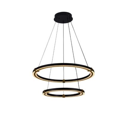 LED Prigušivi luster na sajli LED/130W/230V 3000-6500K + Daljinski upravljač