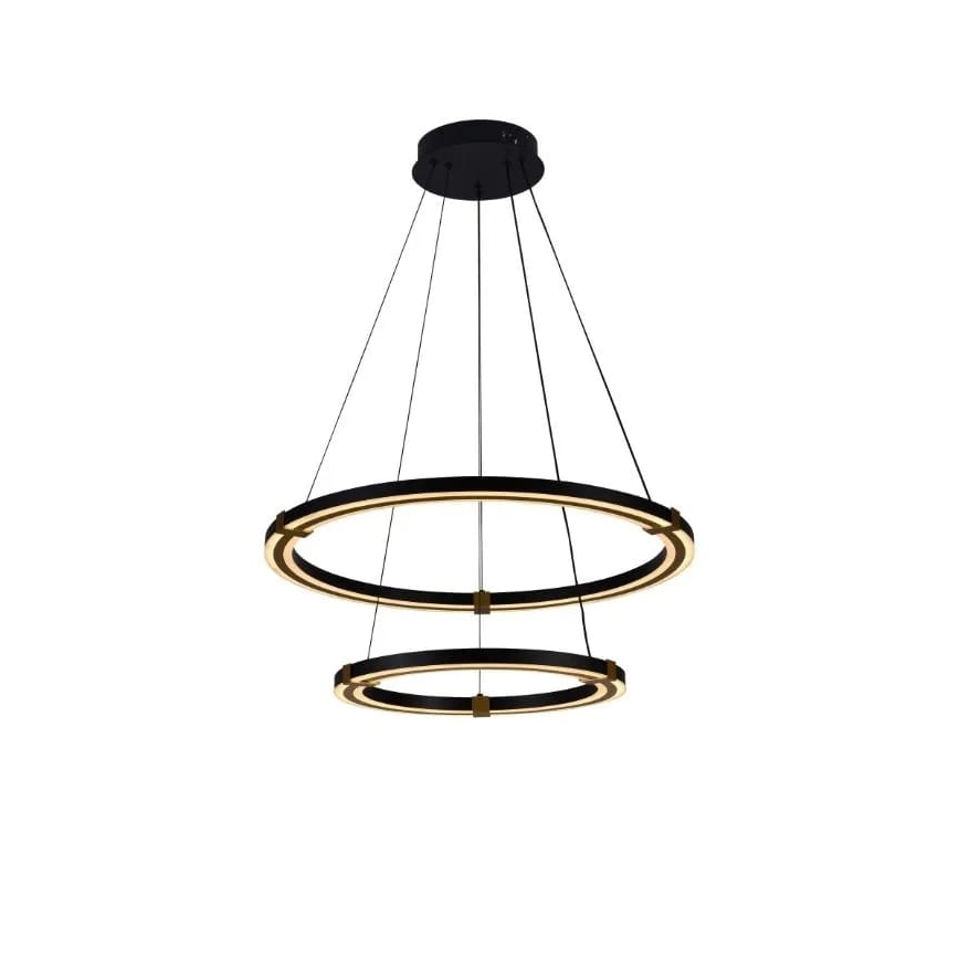 LED Prigušivi luster na sajli LED/130W/230V 3000-6500K + Daljinski upravljač