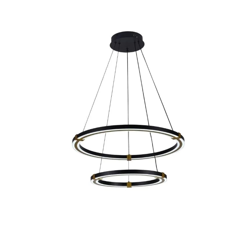LED Prigušivi luster na sajli LED/130W/230V 3000-6500K + Daljinski upravljač
