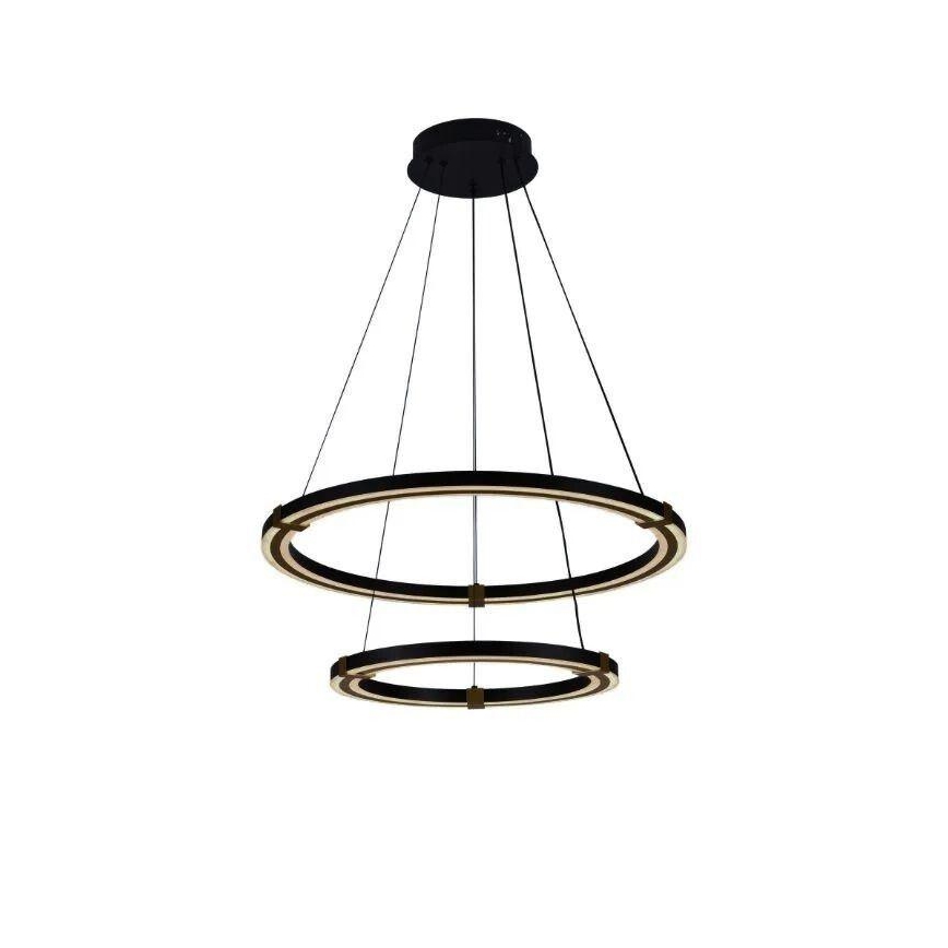 LED Prigušivi luster na sajli LED/130W/230V 3000-6500K + Daljinski upravljač