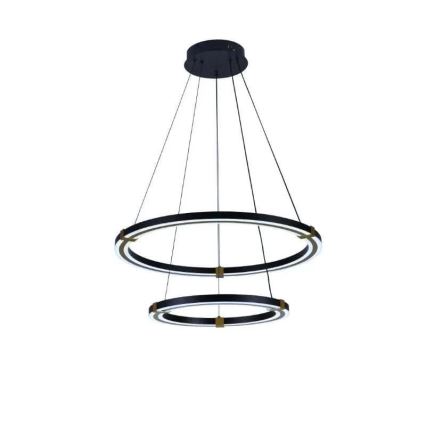 LED Prigušivi luster na sajli LED/130W/230V 3000-6500K + Daljinski upravljač