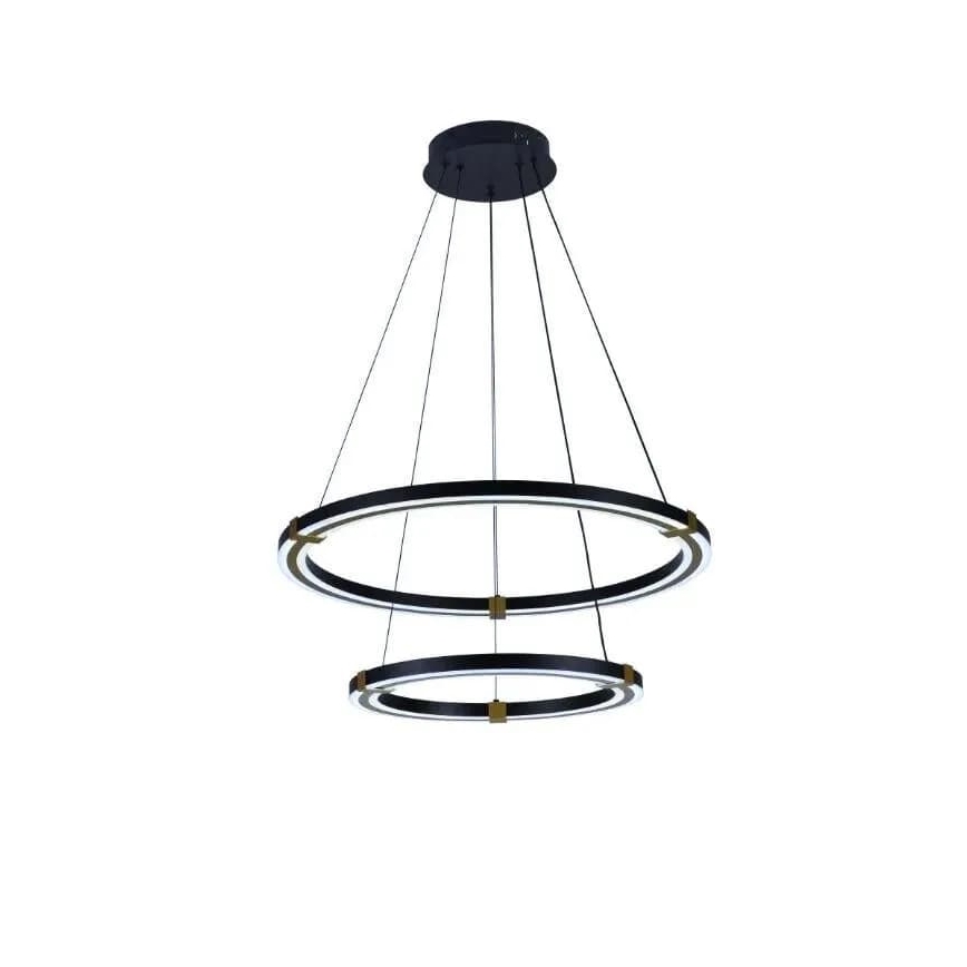 LED Prigušivi luster na sajli LED/130W/230V 3000-6500K + Daljinski upravljač