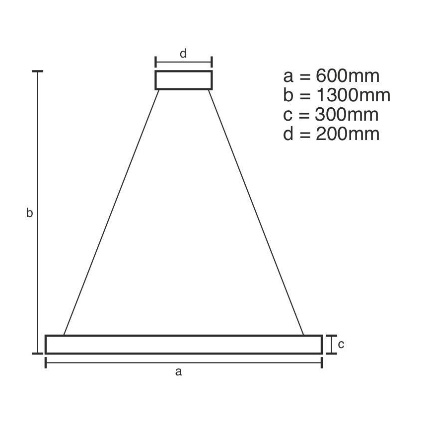 LED Prigušivi kristalni luster na sajli LED/130W/230V 3000-6500K zlatna + Daljinski upravljač