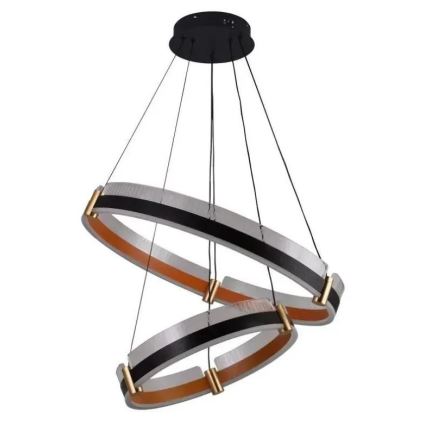 LED Prigušivi luster na sajli LED/140W/230V 3000-6500K pr. 60 cm + Daljinski upravljač