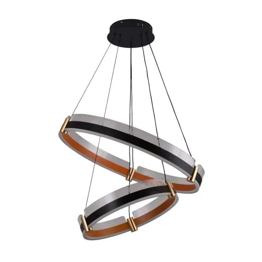 LED Prigušivi luster na sajli LED/140W/230V 3000-6500K pr. 60 cm + Daljinski upravljač